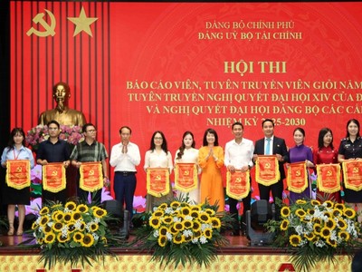 13 thí sinh tranh tài tại Hội thi Báo cáo viên, Tuyên truyền viên giỏi Bộ Tài chính 