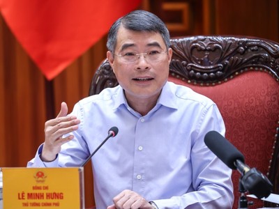 Thủ tướng Lê Minh Hưng khẳng định chủ trương của Đảng về phát triển Trung tâm tài chính đã rất rõ - Ảnh: VGP