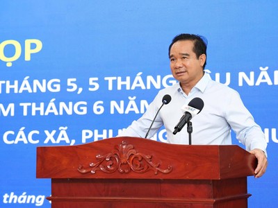 Ông Nguyễn Văn Được, Chủ tịch UBND TP.HCM phát biểu tại sự kiện. Ảnh: TT.