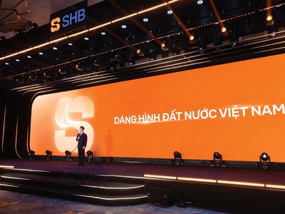 Logo mới của SHB lấy cảm hứng từ dáng hình đất nước