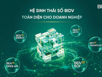BIDV: Kiến tạo hạ tầng tăng trưởng cho doanh nghiệp