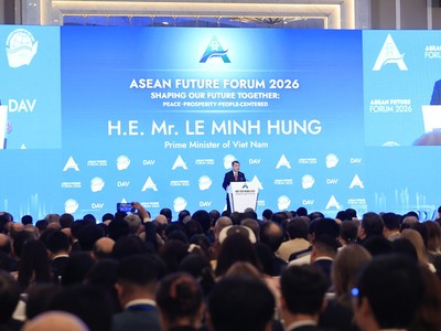 Toàn cảnh phiên khai mạc Diễn đàn Tương lai ASEAN lần thứ 3 tại Hà Nội 