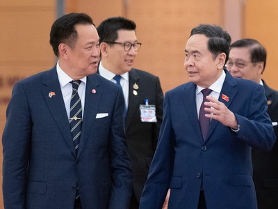 Chủ tịch Quốc hội hội kiến Thủ tướng Thái Lan, thúc đẩy hợp tác toàn diện 