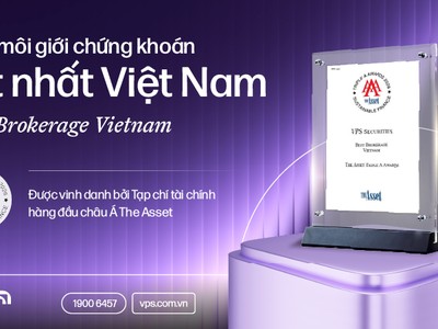 Ba năm liên tiếp VPS được The Asset vinh danh “Nhà môi giới chứng khoán tốt nhất Việt Nam” 