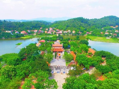 Dự án tu bổ, tôn tạo và phát huy giá trị khu di tích đền Kiếp Bạc có tổng vốn đầu tư hơn 1.156 tỷ đồng. Ảnh: Thành Chung 