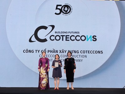 Coteccons (CTD) 4 năm liên tiếp vào Top 50 Doanh nghiệp phát triển bền vững