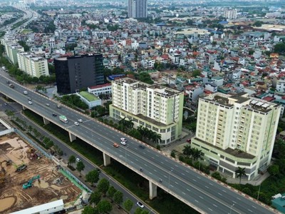 Khu nhà ở giãn dân phố cổ tại phường Việt Hưng.