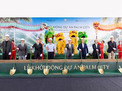 Lễ khởi động Palm City, chính thức khởi công phân khu Palm River.
