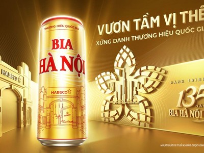 Bia Hà Nội ra mắt phiên bản lon sleek 300ml