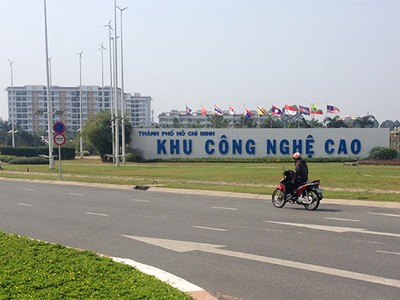 Một góc Khu Công nghệ cao TP.HCM - Ảnh: Lê Anh 