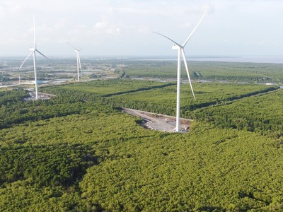 Đến nay, trên địa bàn TP. Cần Thơ đã có 9 nhà máy điện gió chính thức vận hành thương mại, đạt công suất 396 MW.