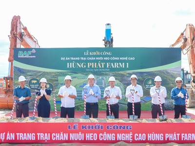 BAF khởi công dự án chăn nuôi công nghệ cao được cấp vốn đầu tư bởi Ngân hàng Phát triển Doanh nghiệp Hà Lan FMO