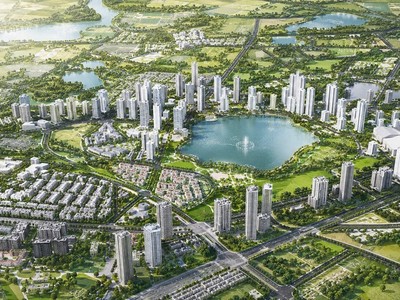 Phối cảnh Khu đô thị hỗn hợp Châu Thới 