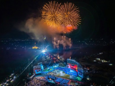 Lễ hội Vì hoà bình năm 2026 sẽ có tiết mục bắn pháo hoa với thời gian 15 phút.