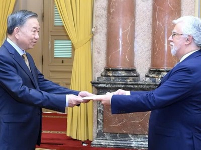 Tổng Bí thư, Chủ tịch nước Tô Lâm tiếp Đại sứ các nước trình Quốc thư 