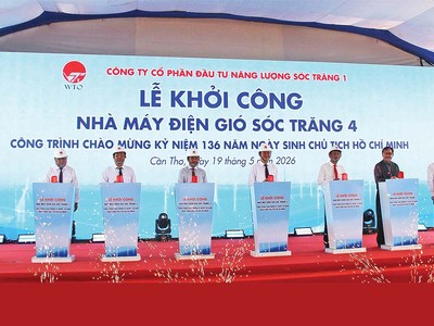 Lễ khởi công Dự án Nhà máy Điện gió Sóc Trăng 4 