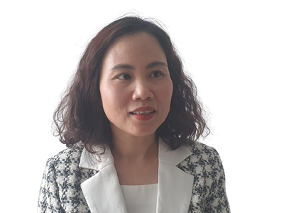Bà Phí Hương Nga, Trưởng ban Ban Thống kê công nghiệp và xây dựng (Cục Thống kê, Bộ Tài chính) 