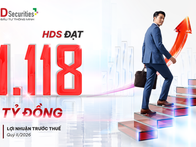 HDS gia nhập nhóm lãi nghìn tỷ, lợi nhuận quý II/2026 gấp gần 4 lần cùng kỳ