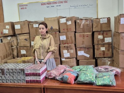 Một đối tượng bị bắt vì sản xuất, buôn bán thực phẩm chức năng giả.