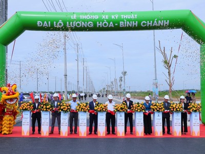 Đại lộ Lương Hòa - Bình Chánh thúc đẩy tăng trưởng vùng đô thị phía Tây TP.HCM