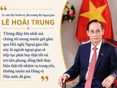 Bộ trưởng Lê Hoài Trung: Xây dựng nền ngoại giao chủ động kiến tạo phát triển 