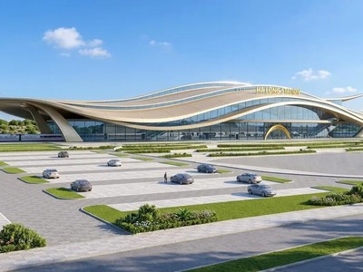 Phối cảnh ga Hạ Long Xanh. 