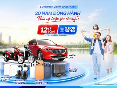 Dai-ichi Life Việt Nam triển khai chương trình khuyến mại “20 năm đồng hành bảo vệ triệu yêu thương”