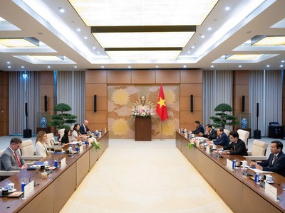 Quang cảnh cuộc tiếp.