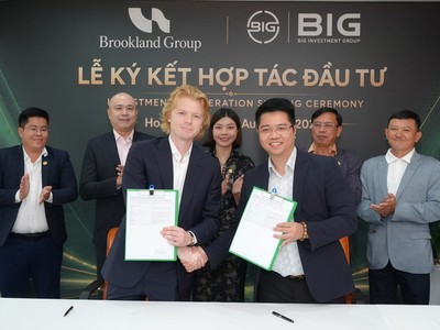 Lễ ký kết hợp tác đầu tư giữa BROOKLAND và BIG