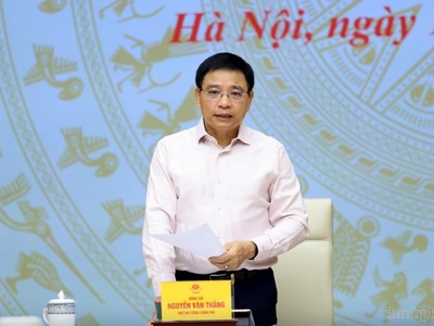 Phó Thủ tướng Nguyễn Văn Thắng phát biểu kết luận cuộc làm việc - Ảnh: chinhphu.vn