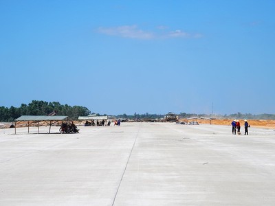 Dự án Cảng hàng không Quảng Trị. Ảnh: Trường Nhật 