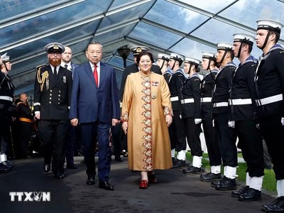 Lễ đón Tổng Bí thư, Chủ tịch nước Tô Lâm thăm cấp Nhà nước tới New Zealand 