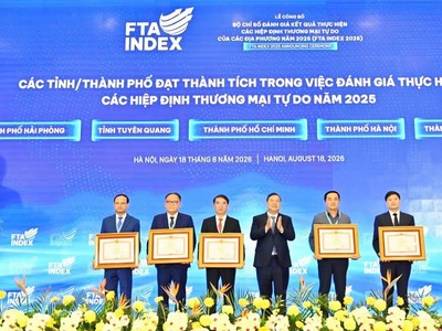 Hải Phòng dẫn đầu cả nước về thực thi hiệu quả các FTA năm 2025 