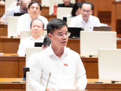 Đại biểu Nguyễn Xuân Nghiêm tham gia thảo luận - Ảnh: QH 