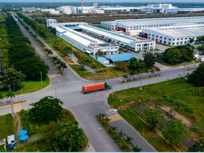 Tỉnh Đồng Tháp hiện có 6 KCN đang hoạt động. Trong ảnh: Một góc KCN Long Giang