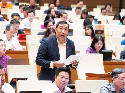 Đại biểu Thạch Phước Bình tham gia thảo luận - Ảnh:QH.