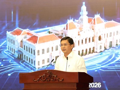 Ông Nguyễn Mạnh Cường, Phó chủ tịch UBND TP.HCM quán triệt những nội dung cốt lõi, điểm mới, cơ chế, chính sách đặc thù, vượt trội của Luật Phát triển đô thị. Ảnh: TT 