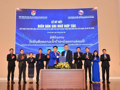 Tuổi trẻ ngành Tài chính Việt Nam - Lào mở rộng hợp tác giai đoạn 2026 - 2030 
