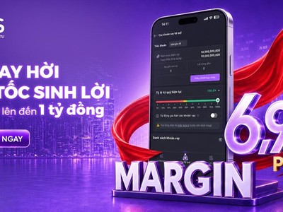 Chứng khoán An Bình (ABS) hưởng ứng xu hướng hạ lãi suất, triển khai Margin 6.9% Plus