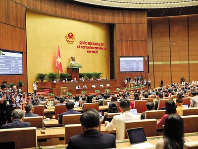 Quốc hội đã bấm nút thông qua nhiều quyết sách quan trọng tại Kỳ họp không thường lệ thứ nhất. Ảnh: Đức Thanh