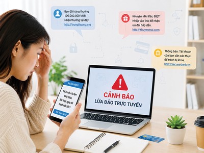 Các hình thức lừa đảo trực tuyến ngày càng đa dạng, tinh vi