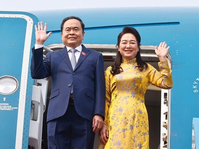 Chủ tịch Quốc hội Trần Thanh Mẫn và Phu nhân.