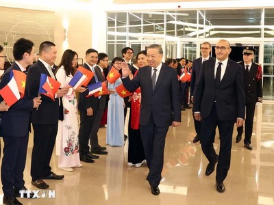 Tổng Bí thư, Chủ tịch nước Tô Lâm bắt đầu thăm chính thức Cộng hòa Pháp 