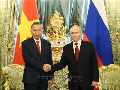 Thống nhất định hướng đưa quan hệ Việt Nam - Nga phát triển sâu sắc, thực chất 