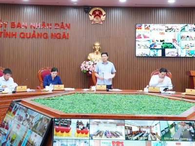 UBND tỉnh Quảng Ngãi tổ chức cuộc họp đánh giá tình hình thực hiện, giải ngân vốn đầu tư công 8 tháng đầu năm và nhiệm vụ thời gian tới vào ngày 9/9.
