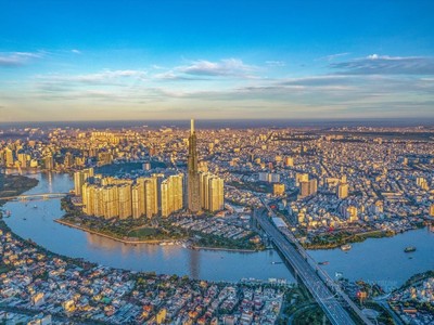 TP.HCM nhìn từ trên cao.