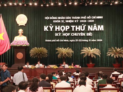 Kỳ họp thứ năm HĐND TP.HCM xem xét, quyết định nhiều nội dung quan trọng thuộc thẩm quyền, phục vụ nhiệm vụ phát triển kinh tế - xã hội của Thành phố. Ảnh: TT 