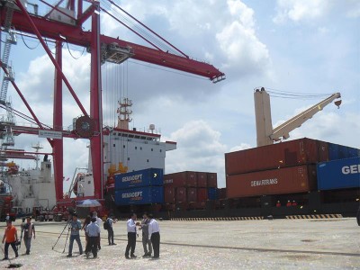 Giai đoạn 1 của Khu Cảng tổng hợp quốc tế ITC đã được đưa vào khai thác năm 2016 - Ảnh: H.S