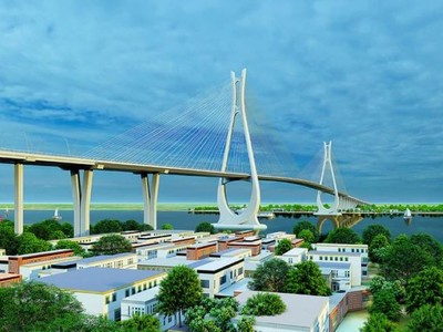 Phối cảnh cầu Cát Lái nối TP.HCM với Thành phố Đồng Nai 