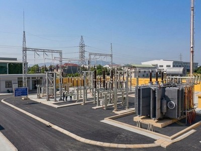 Dự án Đường dây và Trạm biến áp (TBA) 110kV Khu công nghiệp Bắc Thạch Hà. Ảnh minh họa.